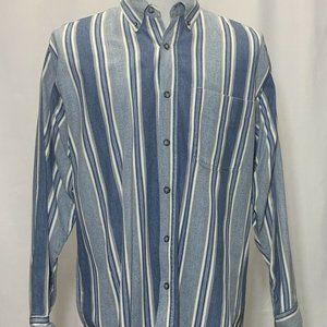Vintage Mervyn's Cherokee Stripe Denim Large